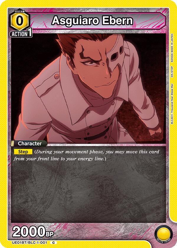 Asguiaro Ebern, UE01BT: BLEACH: Thousand-Year Blood War UE01BT/BLC-1-001