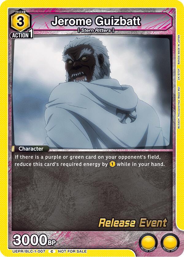 Jerome Guizbatt, UE01BT: BLEACH: Thousand-Year Blood War Release Event Cards UEPR/BLC-1-007