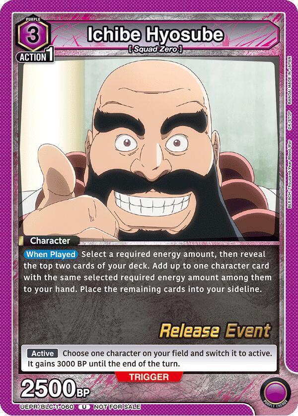 Ichibe Hyosube, UE01BT: BLEACH: Thousand-Year Blood War Release Event Cards UEPR/BLC-1-060