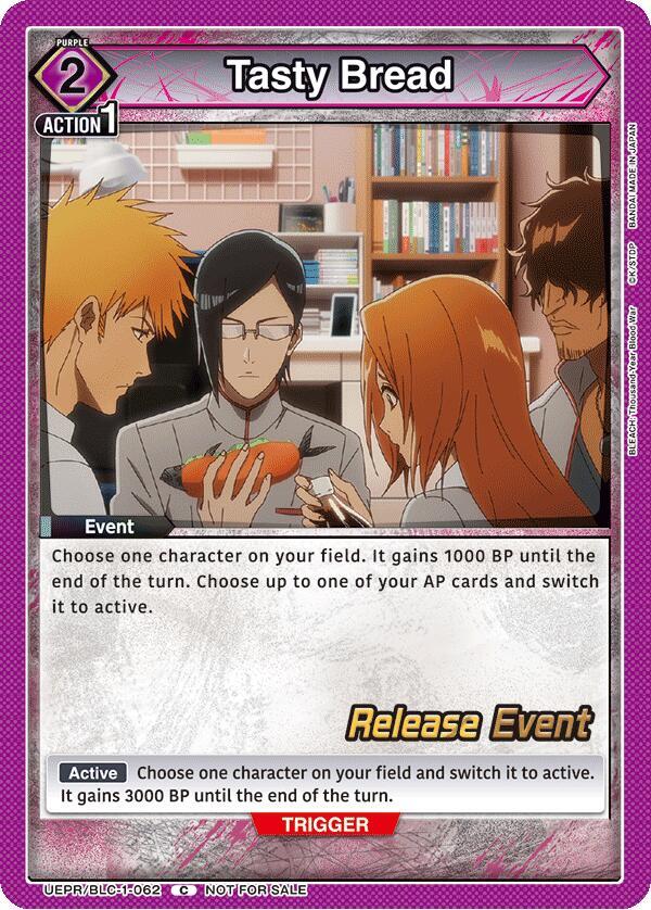 Tasty Bread, UE01BT: BLEACH: Thousand-Year Blood War Release Event Cards UEPR/BLC-1-062