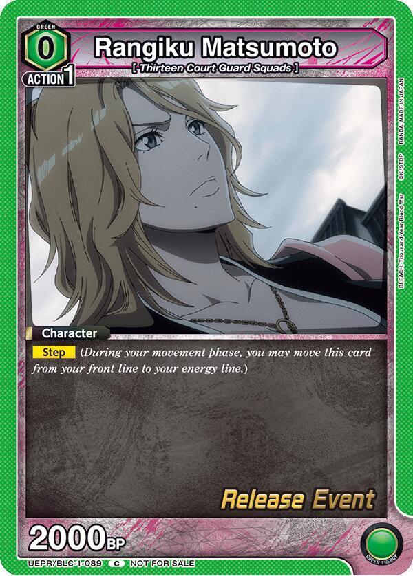 Rangiku Matsumoto (089), UE01BT: BLEACH: Thousand-Year Blood War Release Event Cards UEPR/BLC-1-089