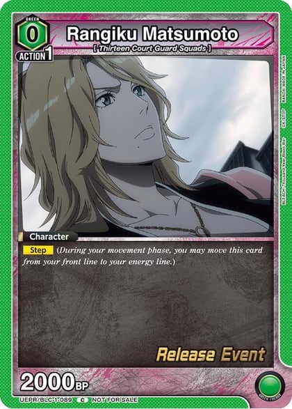 Rangiku Matsumoto (089), UE01BT: BLEACH: Thousand-Year Blood War Release Event Cards UEPR/BLC-1-089