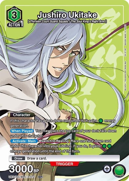 Jushiro Ukitake, UE01NC: New Card Selection: BLEACH: Thousand-Year Blood War UE01NC/BLC-3-011