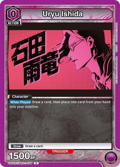Uryu Ishida, UE01ST: BLEACH: Thousand-Year Blood War Starter Deck UE01ST/BLC-1-034