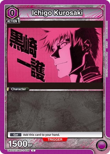 Ichigo Kurosaki (039), UE01ST: BLEACH: Thousand-Year Blood War Starter Deck UE01ST/BLC-1-039
