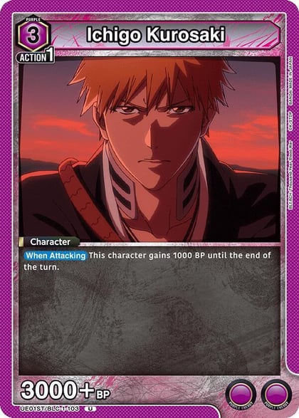 Ichigo Kurosaki (103), UE01ST: BLEACH: Thousand-Year Blood War Starter Deck UE01ST/BLC-1-103