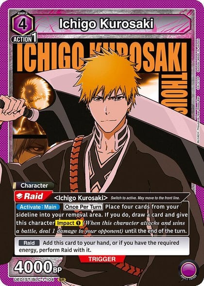 Ichigo Kurosaki (104), UE01ST: BLEACH: Thousand-Year Blood War Starter Deck UE01ST/BLC-1-104
