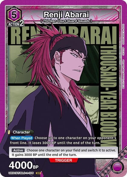 Renji Abarai (105), UE01ST: BLEACH: Thousand-Year Blood War Starter Deck UE01ST/BLC-1-105