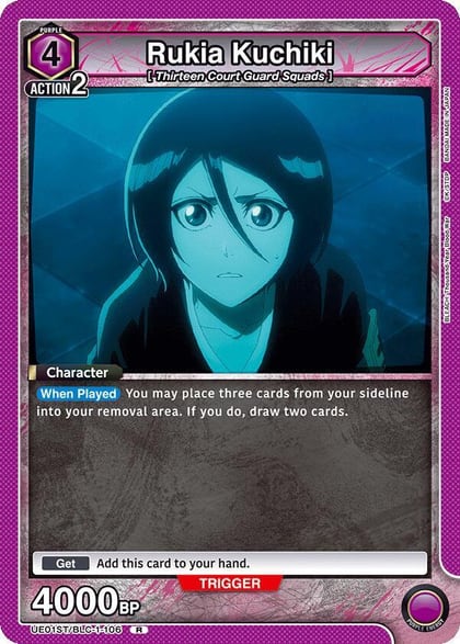 Rukia Kuchiki, UE01ST: BLEACH: Thousand-Year Blood War Starter Deck UE01ST/BLC-1-106