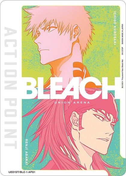Action Point Card (AP01) (Ichigo Kurosaki/Renji Abarai), UE01ST: BLEACH: Thousand-Year Blood War Starter Deck UE01ST/BLC-1-AP01