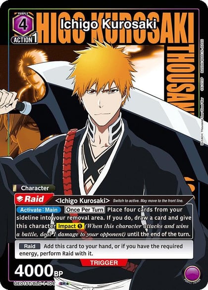 Ichigo Kurosaki (104) (SR*), UE01ST: BLEACH: Thousand-Year Blood War Starter Deck UE01ST/BLC-1-104