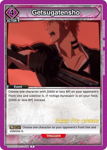 Getsugatensho, UE01ST: BLEACH: Thousand-Year Blood War Super Pre-Release Starter Deck UE01ST/BLC-1-064