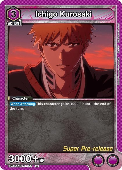 Ichigo Kurosaki (103), UE01ST: BLEACH: Thousand-Year Blood War Super Pre-Release Starter Deck UE01ST/BLC-1-103