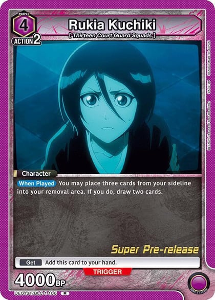 Rukia Kuchiki, UE01ST: BLEACH: Thousand-Year Blood War Super Pre-Release Starter Deck UE01ST/BLC-1-106