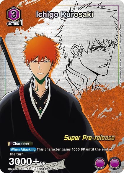 Ichigo Kurosaki (Super Pre-Release Event Participation), UE01ST: BLEACH: Thousand-Year Blood War Super Pre-Release Starter Deck UE01ST/BLC-1-103