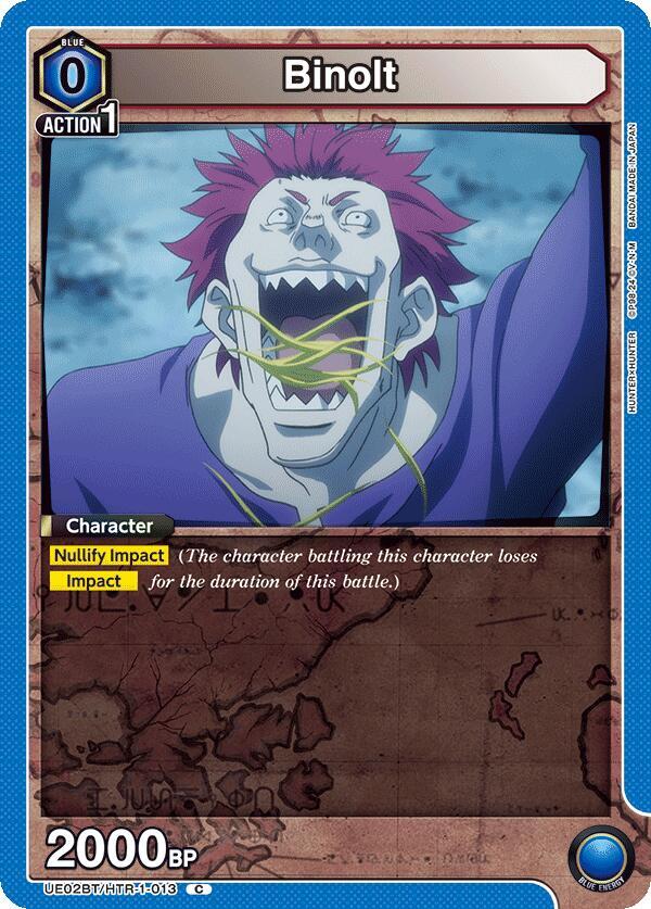 Binolt, UE02BT: HUNTER X HUNTER UE02BT/HTR-1-013