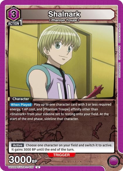 Shalnark, UE02BT: HUNTER X HUNTER UE02BT/HTR-1-039