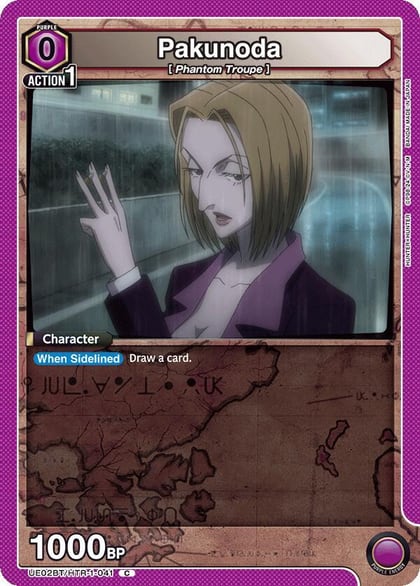 Pakunoda, UE02BT: HUNTER X HUNTER UE02BT/HTR-1-041