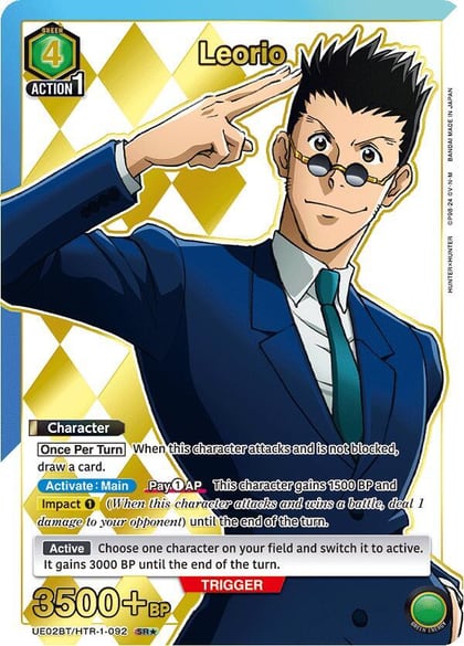 Leorio (092) (SR*), UE02BT: HUNTER X HUNTER UE02BT/HTR-1-092