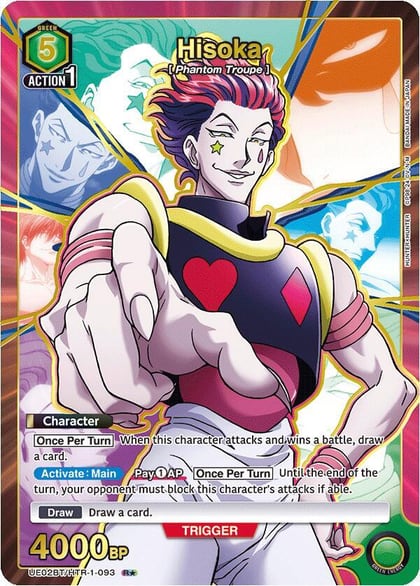 Hisoka (093) (R*), UE02BT: HUNTER X HUNTER UE02BT/HTR-1-093