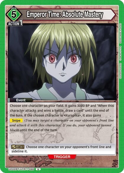 Emperor Time: Absolute Mastery, UE02BT: HUNTER X HUNTER UE02BT/HTR-1-096