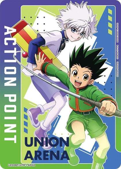 Action Point Card (AP02) (Killua Zoldyck/Gon Freecss), UE02BT: HUNTER X HUNTER UE02BT/HTR-1-AP02