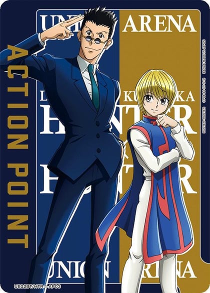 Action Point Card (AP03) (Leorio/Kurapika), UE02BT: HUNTER X HUNTER UE02BT/HTR-1-AP03