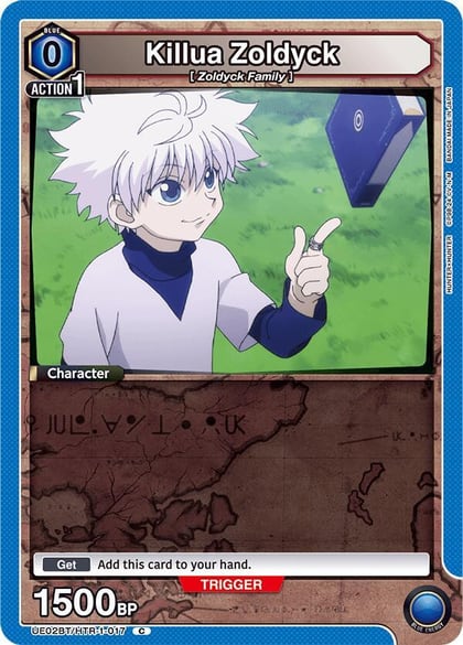 Killua Zoldyck (017) (Box Topper Foil), UE02BT: HUNTER X HUNTER UE02BT/HTR-1-017