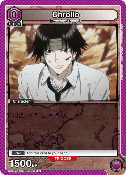 Chrollo (035) (Box Topper Foil), UE02BT: HUNTER X HUNTER UE02BT/HTR-1-035