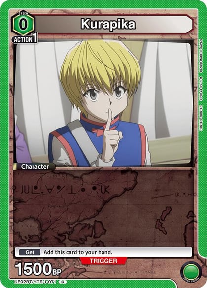 Kurapika (071) (Box Topper Foil), UE02BT: HUNTER X HUNTER UE02BT/HTR-1-071