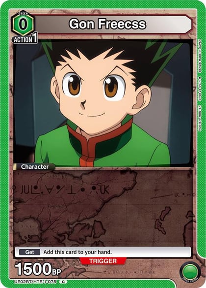 Gon Freecss (075) (Box Topper Foil), UE02BT: HUNTER X HUNTER UE02BT/HTR-1-075