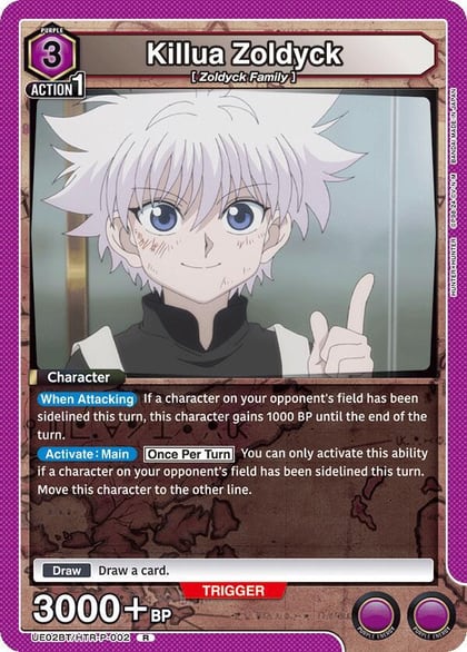 Killua Zoldyck (002), UE02BT: HUNTER X HUNTER UE02BT/HTR-P-002