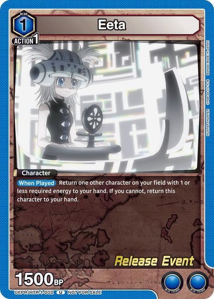 Eeta, UE02BT: HUNTER X HUNTER Release Event Cards UEPR/HTR-1-002