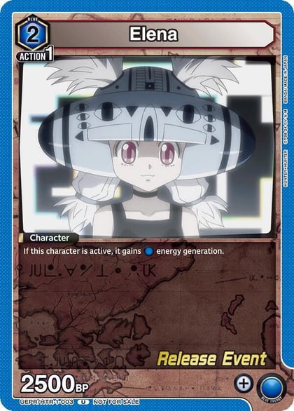 Elena, UE02BT: HUNTER X HUNTER Release Event Cards UEPR/HTR-1-003