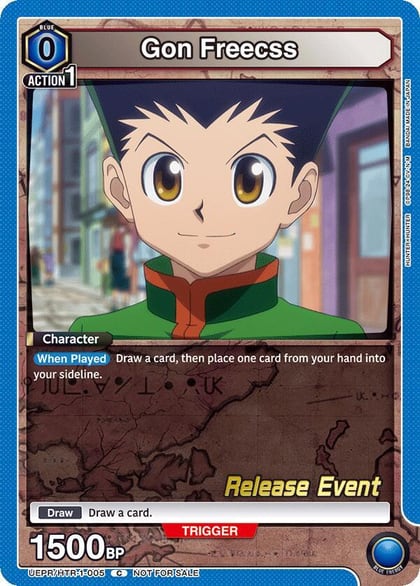 Gon Freecss (005), UE02BT: HUNTER X HUNTER Release Event Cards UEPR/HTR-1-005