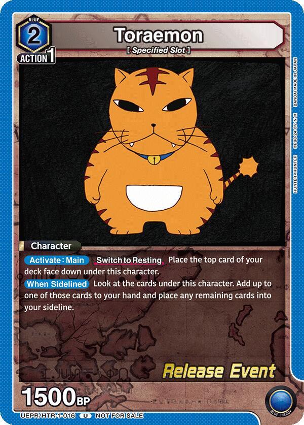 Toraemon, UE02BT: HUNTER X HUNTER Release Event Cards UEPR/HTR-1-016