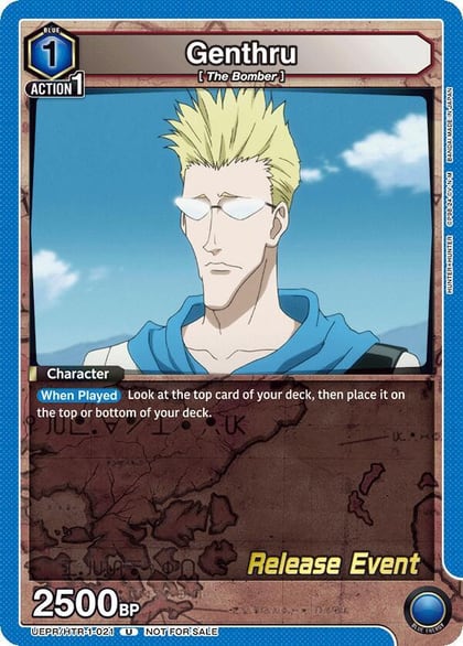 Genthru (021), UE02BT: HUNTER X HUNTER Release Event Cards UEPR/HTR-1-021