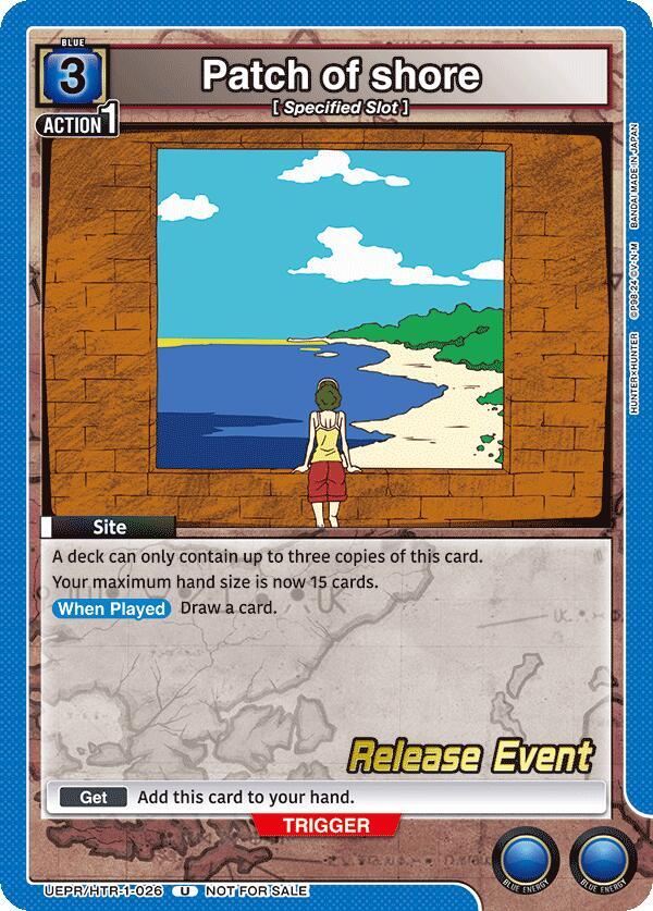 Patch of shore, UE02BT: HUNTER X HUNTER Release Event Cards UEPR/HTR-1-026