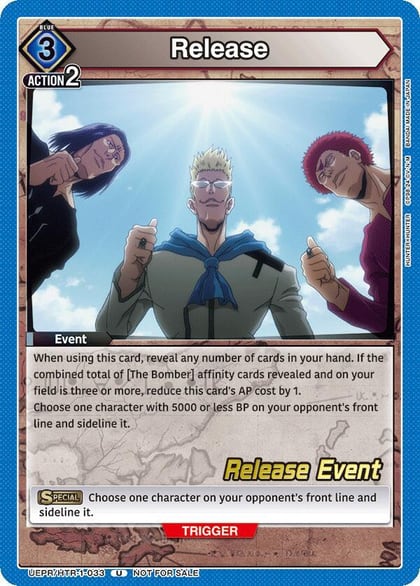 Release, UE02BT: HUNTER X HUNTER Release Event Cards UEPR/HTR-1-033