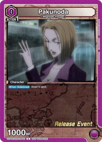 Pakunoda, UE02BT: HUNTER X HUNTER Release Event Cards UEPR/HTR-1-041
