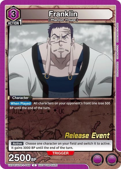 Franklin, UE02BT: HUNTER X HUNTER Release Event Cards UEPR/HTR-1-046