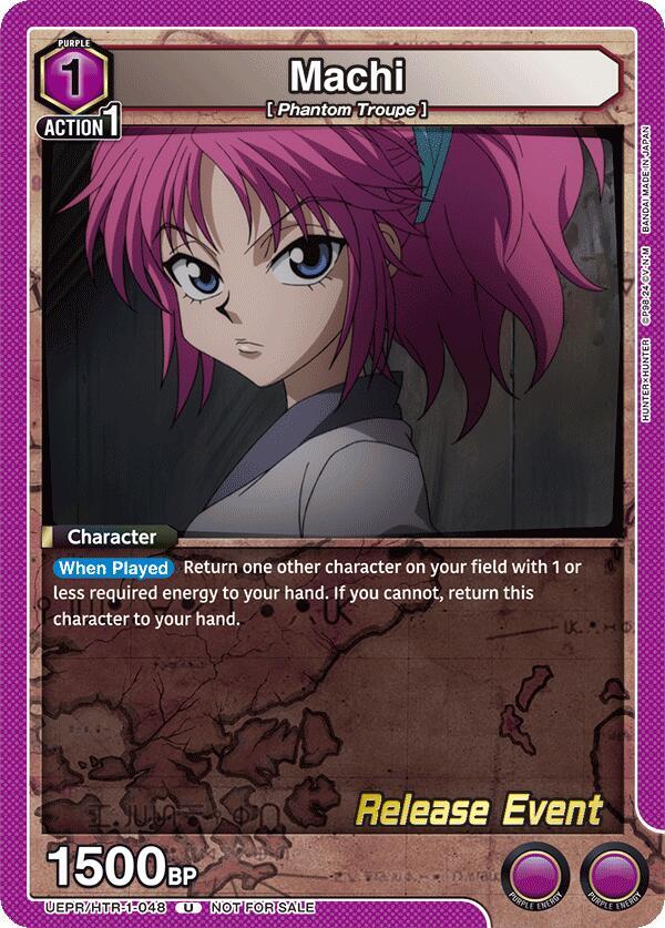 Machi, UE02BT: HUNTER X HUNTER Release Event Cards UEPR/HTR-1-048