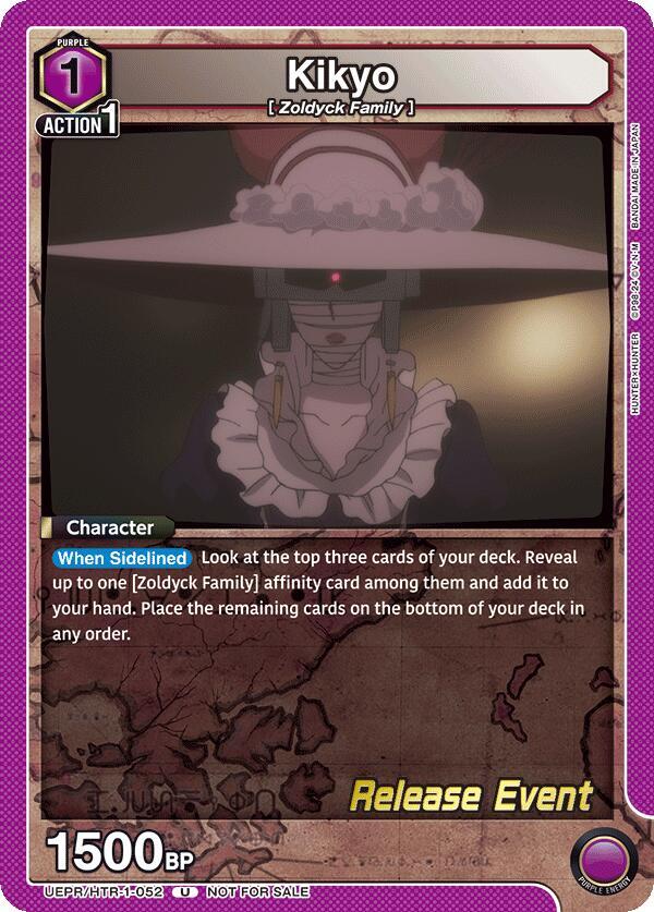Kikyo, UE02BT: HUNTER X HUNTER Release Event Cards UEPR/HTR-1-052