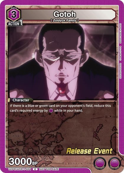 Gotoh, UE02BT: HUNTER X HUNTER Release Event Cards UEPR/HTR-1-054