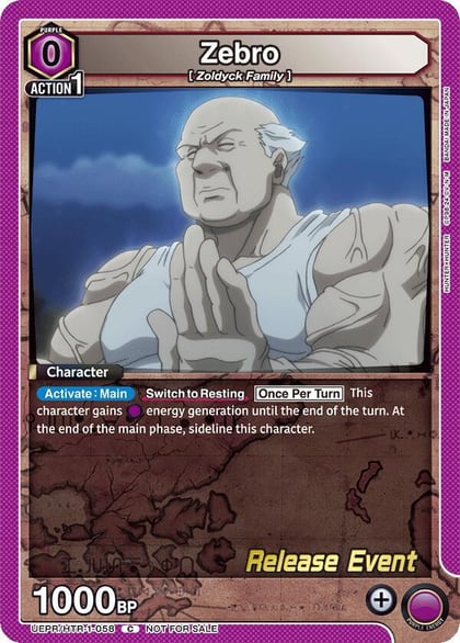 Zebro, UE02BT: HUNTER X HUNTER Release Event Cards UEPR/HTR-1-058