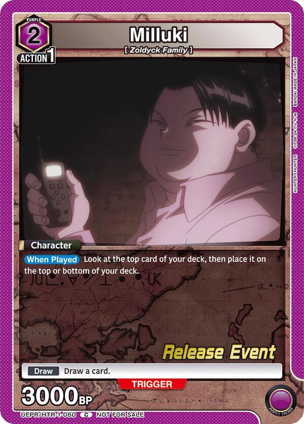Milluki, UE02BT: HUNTER X HUNTER Release Event Cards UEPR/HTR-1-060