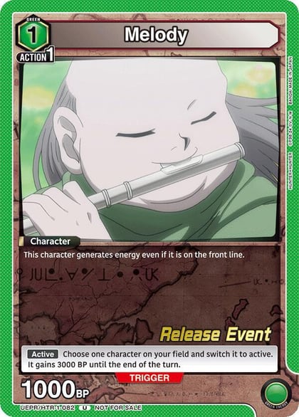 Melody, UE02BT: HUNTER X HUNTER Release Event Cards UEPR/HTR-1-082