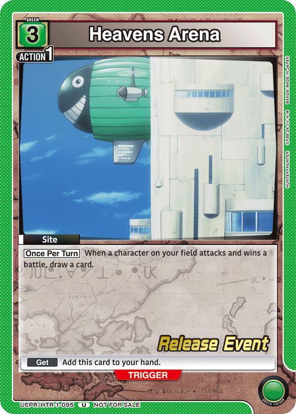 Heavens Arena, UE02BT: HUNTER X HUNTER Release Event Cards UEPR/HTR-1-095