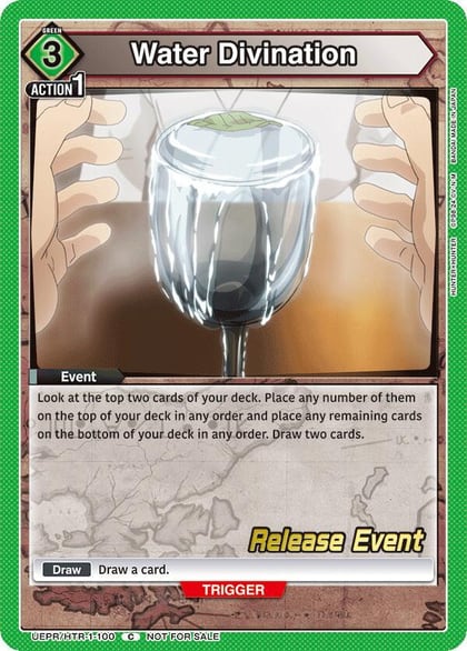 Water Divination, UE02BT: HUNTER X HUNTER Release Event Cards UEPR/HTR-1-100