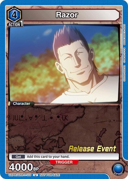 Razor (110), UE02BT: HUNTER X HUNTER Release Event Cards UEPR/HTR-1-110